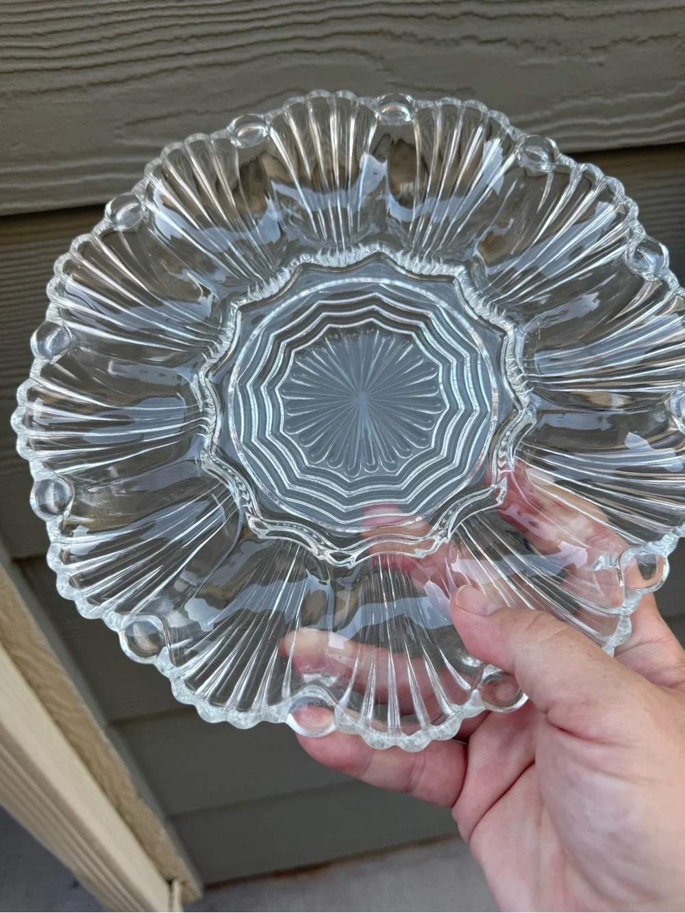 Anchor Hocking Deviled Egg Plate